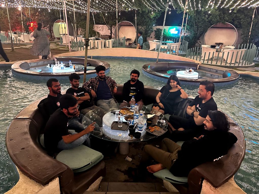 Team dinner outing