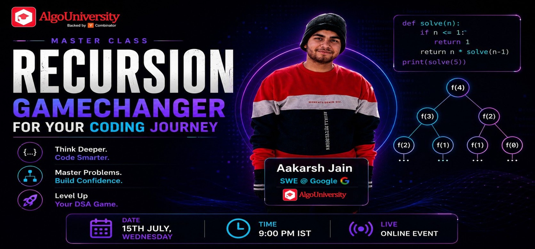 Recursion - Gamechanger for your Coding Journey